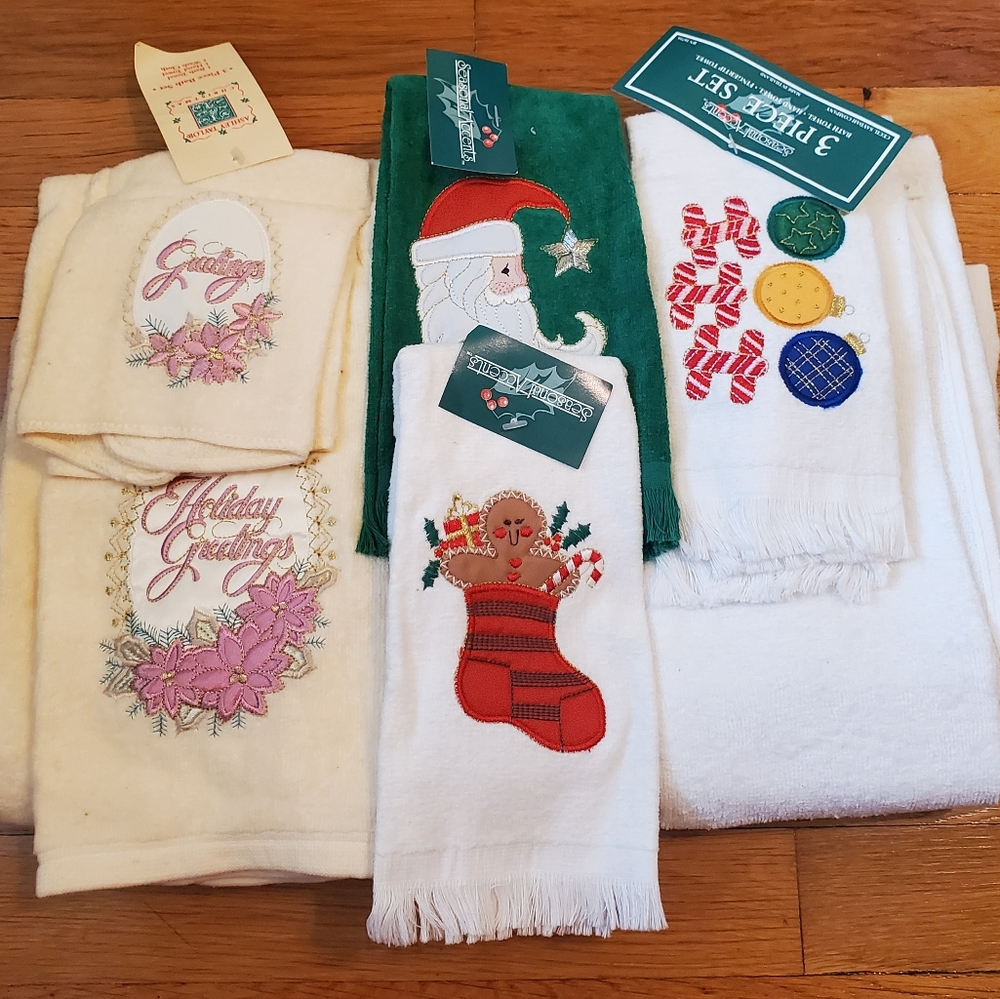 Holiday Bathroom Towel Sets
